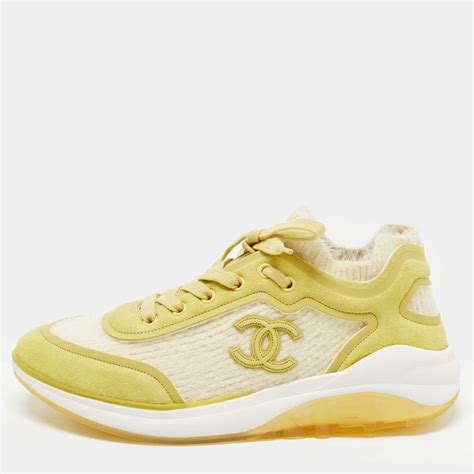 chanel cc logo tie dye green grey reflective sneaker|chanel shoes official website.